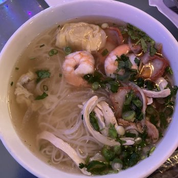 Andaman Asian Bistro - House Special Noodle Soup. So good! Would order this again! Loved the chicken broth! - Sushi Bars Near Me - St. Augustine, Florida