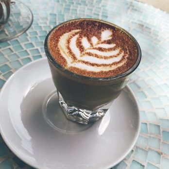 First Village Coffee - Mocha latte, yes I know this photo is awesome ‍ - Coffee & Tea Near Me - Ossining, New York
