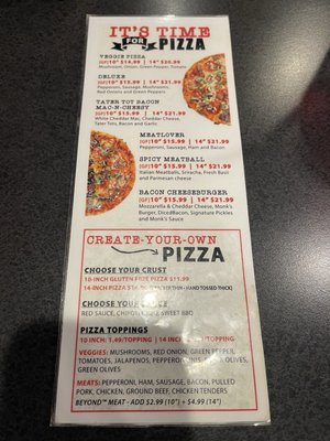 Menu photo 2 Monk's Bar & Grill Middleton, WI