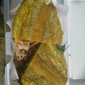 Tostones - The Patacon with Latin Pork. Huge portion, very filling. Tasted amazing! - Food Trucks Near Me - Tampa, Florida Tostones - The Patacon with Latin Pork. Huge portion, very filling. Tasted amazing! - Food Trucks Near Me - Tampa, Florida