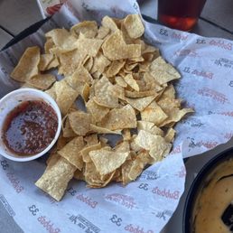 Chips and Chorizo Queso Dip