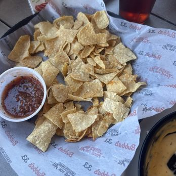 Bubba's 33 - Chips and Chorizo Queso Dip - Bars Near Me - Lubbock, Texas