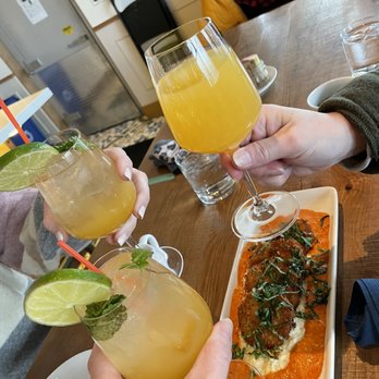 Tupelo Honey Southern Kitchen & Bar - Peach Don't Kill My Vibe, Southern Hospitality Mimosa - Southern Near Me - Denver, Colorado Tupelo Honey Southern Kitchen & Bar - Peach Don't Kill My Vibe, Southern Hospitality Mimosa - Southern Near Me - Denver, Colorado