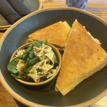 Dram & Draught - cuban with pasta salad side - Cocktail Bars Near Me - Cary, North Carolina
