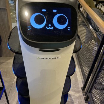 Happy Lamb Hot Pot - Robot delivering food - Mongolian Near Me - Toronto, Ontario Happy Lamb Hot Pot - Robot delivering food - Mongolian Near Me - Toronto, Ontario
