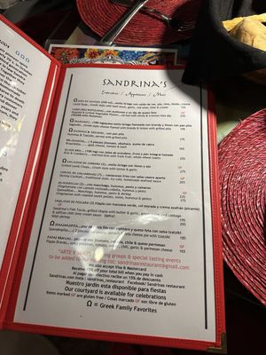 Menu photo 2 Sandrina's Bahía de Banderas, NAY Menu photo 2 Sandrina's Bahía de Banderas, NAY