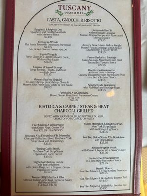 Menu photo 5 Tuscany Nokomis Nokomis, FL