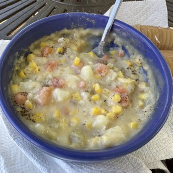 Nor'east Treats & Eats - Wicked good Corn Chowder. - Burgers Near Me - Charlotte, North Carolina Nor'east Treats & Eats - Wicked good Corn Chowder. - Burgers Near Me - Charlotte, North Carolina