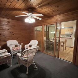 Little Sweden - Enclosed patio beautifully paneled