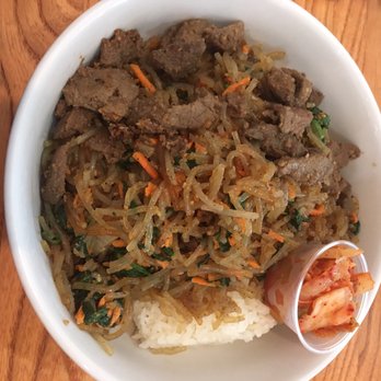 Green Pineapple - Japchae Noodles Bowl - Bubble Tea Near Me - Shepherdstown, West Virginia
