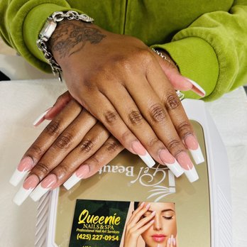 Queenie Nail & Spa - Elegant French tip - Nail Salons Near Me - Seattle, Washington Queenie Nail & Spa - Elegant French tip - Nail Salons Near Me - Seattle, Washington