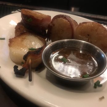Wildfire - Yummy Applewood Smoked bacon - Wrapped Sea Scallop Skewers - American Near Me - Glenview, Illinois Wildfire - Yummy Applewood Smoked bacon - Wrapped Sea Scallop Skewers - American Near Me - Glenview, Illinois