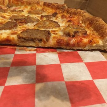 Town Center Pizza - Greek Style crust on a meatball pizza. Not too thick. Just right. - Pizza Near Me - Northborough, Massachusetts Town Center Pizza - Greek Style crust on a meatball pizza. Not too thick. Just right. - Pizza Near Me - Northborough, Massachusetts