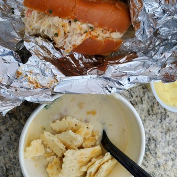Dune Brothers - Clam chowder and crab roll. - New American Near Me - Providence, Rhode Island