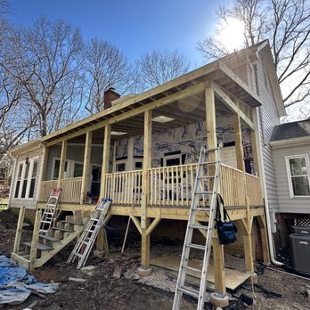 Innovators Contracting - Decking and enclosures for your back yard. All the way - Roofing Near Me - Charlotte, North Carolina