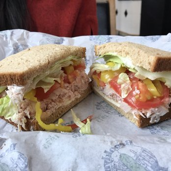 Brooklyn Pickle - Cajun turkey with banana peppers and mayo on wheat. Also fantastic. Love this place! - Sandwiches Near Me - Syracuse, New York Brooklyn Pickle - Cajun turkey with banana peppers and mayo on wheat. Also fantastic. Love this place! - Sandwiches Near Me - Syracuse, New York