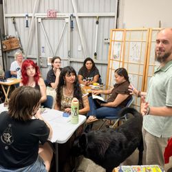 The second installment of The Buffalo Oracle's Embracing the Tarot class brought a full house together at The Dragon and The Rose!