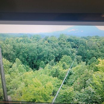 Wahoo Ziplines - Still photo from the go pro my son wore. The first and tallest zip line - Ziplining Near Me - Sevierville, Tennessee Wahoo Ziplines - Still photo from the go pro my son wore. The first and tallest zip line - Ziplining Near Me - Sevierville, Tennessee