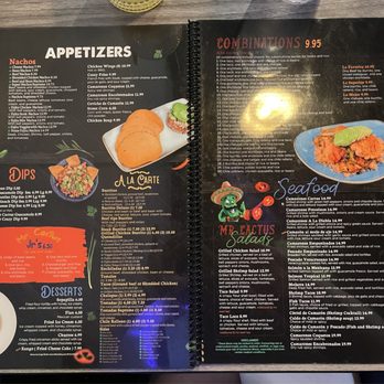 Mr. Cactus Mexican Kitchen - Menu - Mexican Near Me - Easley, South Carolina