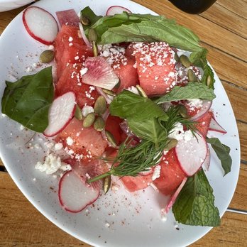 Amara at Paraiso - Watermelon Salad - Latin American Near Me - Miami, Florida