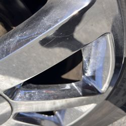 This is what the wheel looked like after they so called washed it