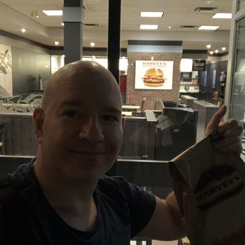 Harvey's - Me outside with my food - Burgers Near Me - Ottawa, Ontario