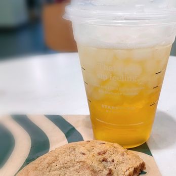 Starbucks - Chocolate Chip Cookie; Iced Green Tea - Coffee & Tea Near Me - San Francisco, California Starbucks - Chocolate Chip Cookie; Iced Green Tea - Coffee & Tea Near Me - San Francisco, California