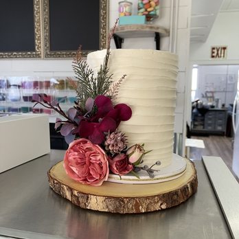 Scottage Cakery - a cake with flowers on it - Custom Cakes Near Me - Polson, Montana