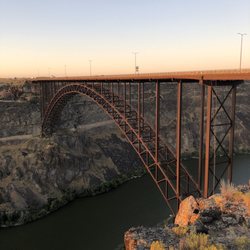 Canyon Springs Golf Course - Sunset view of atop the Canyon Bridge
