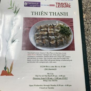 Thien Thanh - Vietnamese Near Me - Houston, Texas