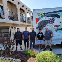 I-Movers - Our crew in Pismo Beach the next morning,  exactly on time!