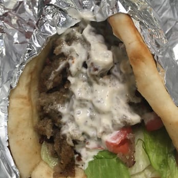 The Halal Guys - Gyro sandwich - Halal Near Me - Costa Mesa, California