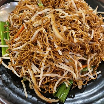 Golden Dim Sum Restaurant - Fried egg noodle with soy sauce - Dim Sum Near Me - Houston, Texas Golden Dim Sum Restaurant - Fried egg noodle with soy sauce - Dim Sum Near Me - Houston, Texas