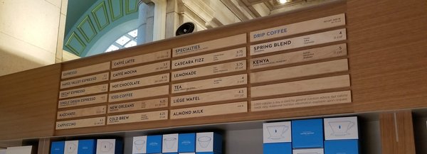 Menu photo 4 Blue Bottle Coffee - Union Station Washington, DC, DC Menu photo 4 Blue Bottle Coffee - Union Station Washington, DC, DC
