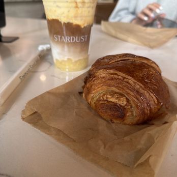 STARDUST Coffee House - Banana bloom coffee and ham and cheese croissant - Cafes Near Me - Campbell, California STARDUST Coffee House - Banana bloom coffee and ham and cheese croissant - Cafes Near Me - Campbell, California