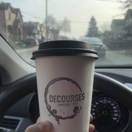 Caramel latte with oat milk to go