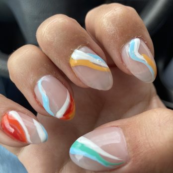Lily's Nails And Spa - I know she tried but these just don't look good at all - Nail Salons Near Me - Alhambra, California