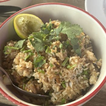 Lung Yai Thai Tapas - Fried Rice with Lump Crab Meat - Tapas/Small Plates Near Me - Miami, Florida Lung Yai Thai Tapas - Fried Rice with Lump Crab Meat - Tapas/Small Plates Near Me - Miami, Florida