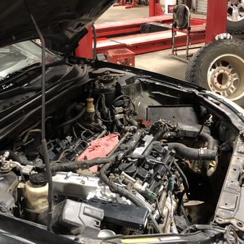Howell's Automotive - We can tackle anything! Here is a Nissan Altima getting a new motor installed. Visit us today! - Auto Repair Near Me - Dothan, Alabama Howell's Automotive - We can tackle anything! Here is a Nissan Altima getting a new motor installed. Visit us today! - Auto Repair Near Me - Dothan, Alabama
