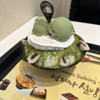 Sulbing - Green tea ($15.95) - Desserts Near Me - Santa Clara, California Sulbing - Green tea ($15.95) - Desserts Near Me - Santa Clara, California