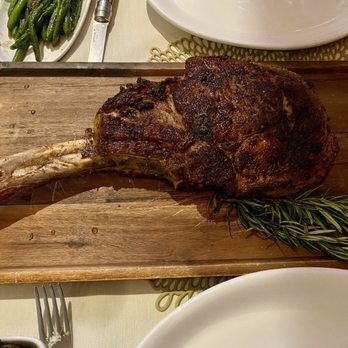 CLASS Soiree Steakhouse - The king Tomahawk Steak. Yes it's worth it. - Steakhouses Near Me - Hollywood, Florida