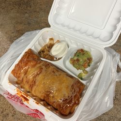 Super Tacos Ochoa - Wet burrito with birria