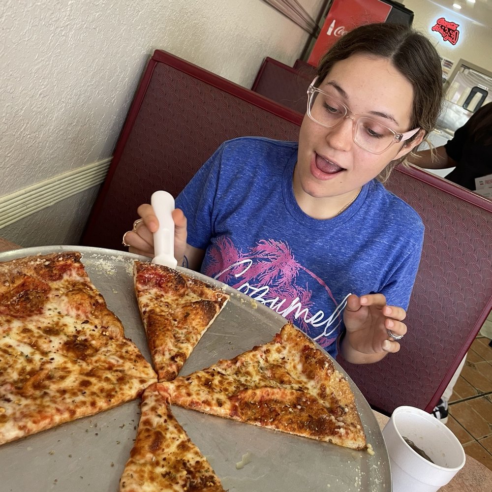 Large Cheese pizza Large Cheese pizza