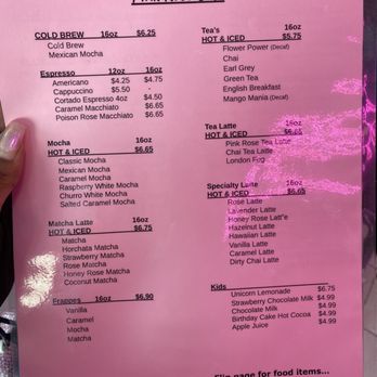 Pink Rose Cafe - Menu - Coffee & Tea Near Me - La Mesa, California Pink Rose Cafe - Menu - Coffee & Tea Near Me - La Mesa, California