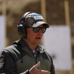 Redleg Tactical - Ron teaching during the live-fire portion of Intro to Concealed Carry.