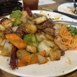 Kung Pao combination, overall was well. Kung Pao combination, overall was well.