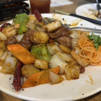 Little Fat Dumpling - Kung Pao combination, overall was well. - Asian Fusion Near Me - Fresno, California Little Fat Dumpling - Kung Pao combination, overall was well. - Asian Fusion Near Me - Fresno, California