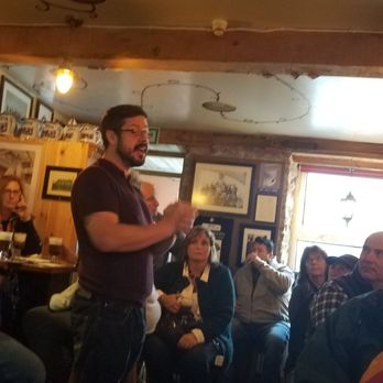 The South Pole - Our story telling host telling us about Tom Crean - Pubs Near Me - Annascaul, Kentucky