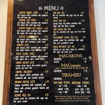 Rooftop Macarons - Menu - Macarons Near Me - Sacramento, California