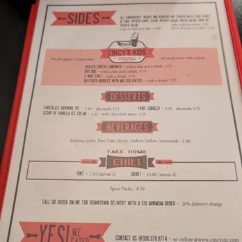 Cincy's Downtown - Soup Near Me - Greensboro, North Carolina